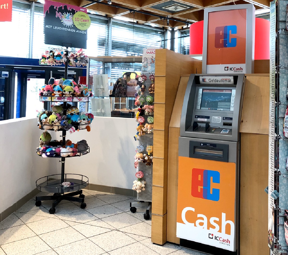 Geldautomat an einem Shop – Installationsbeispiel 5