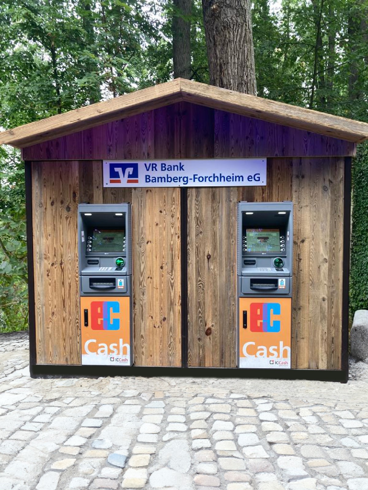Cash Hüttn der VR Bank Bamberg-Forchheim
