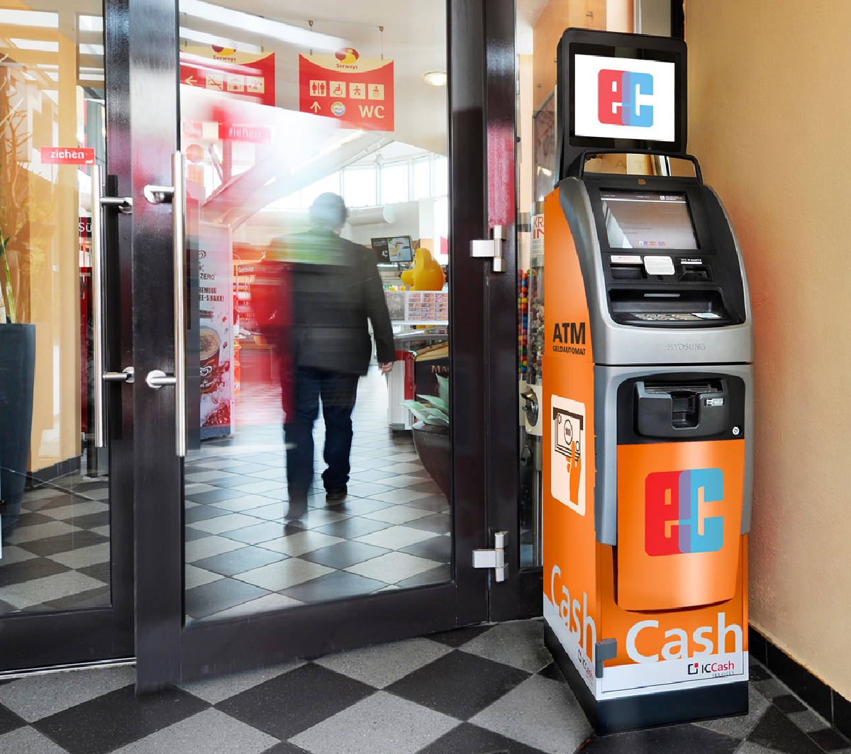 Geldautomat an einer Tankstelle – Installationsbeispiel 5